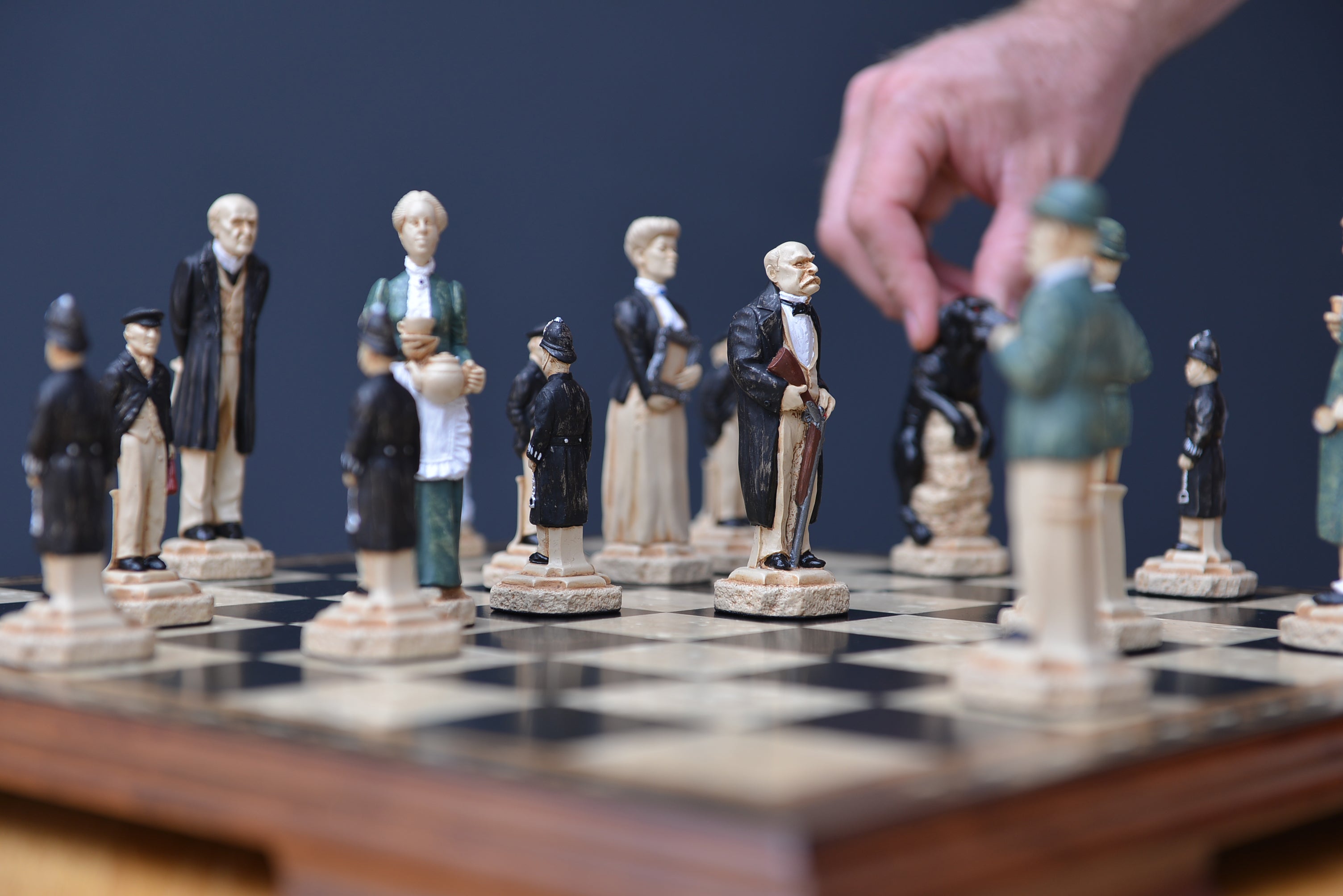 Hand Painted Chess Set