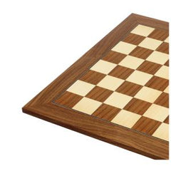 Chess Board 50cm - American Walnut & Sycamore - TimeLine Gifts