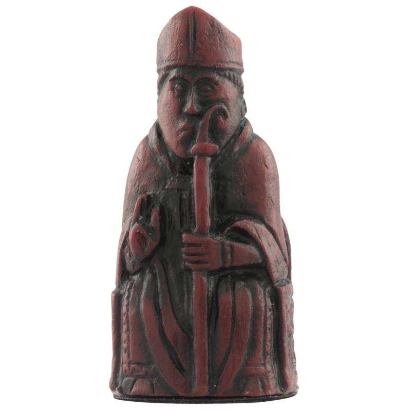 A handmade chess piece from the Isle of Lewis set.
