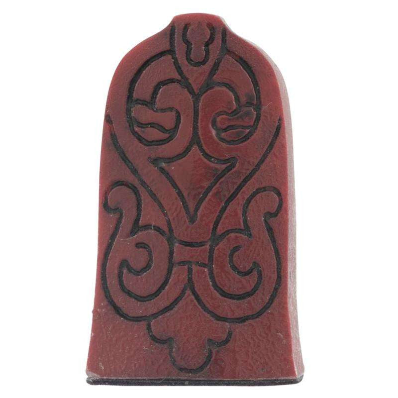 A handmade chess piece from the Isle of Lewis set.