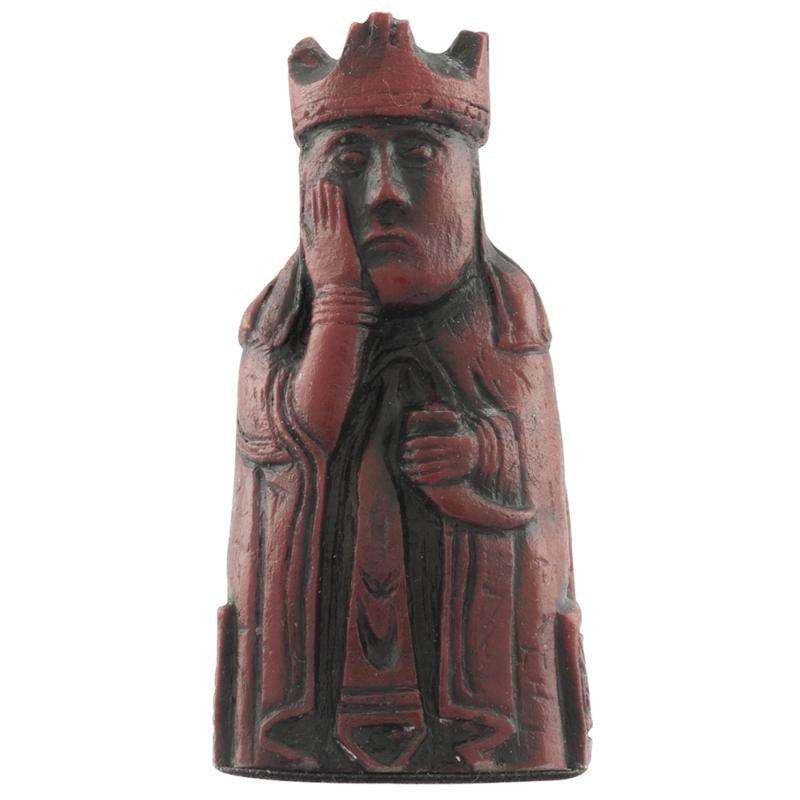 A handmade chess piece from the Isle of Lewis set.