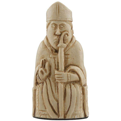 A handmade chess piece from the Isle of Lewis set.