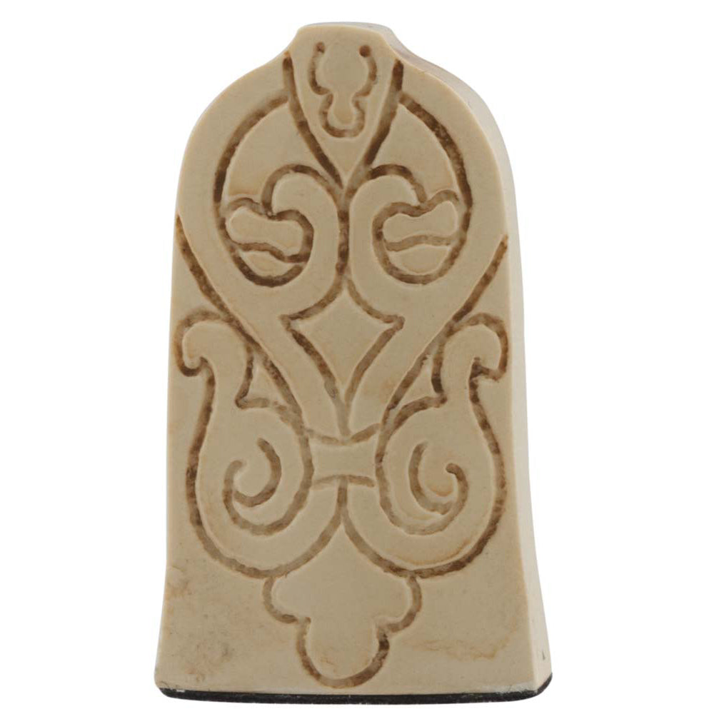 A handmade chess piece from the Isle of Lewis set.