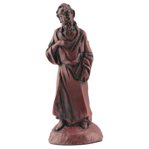 A handmade burgundy coloured chess piece depicting Merlin the Magician, From Arthurian Legend.

The son of the mortal woman Adhan, and an incubus, from which he derives his supernatural powers. Merlin served as the King's advisor until he was bewitched by the Lady of The Lake.