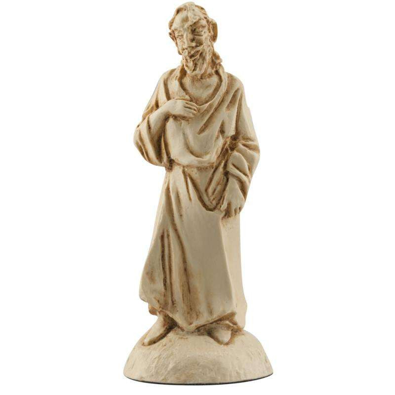 A handmade ivory coloured chess piece depicting Merlin the Magician, From Arthurian Legend.

The son of the mortal woman Adhan, and an incubus, from which he derives his supernatural powers. Merlin served as the King's advisor until he was bewitched by the Lady of The Lake.