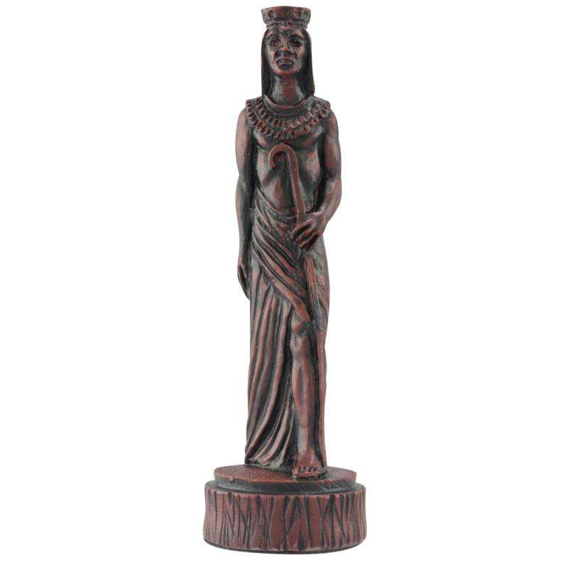 A handmade chess piece depicting Nebwenef, High Priestess of Amun-Ra, the King of the Gods and God of the Wind.
