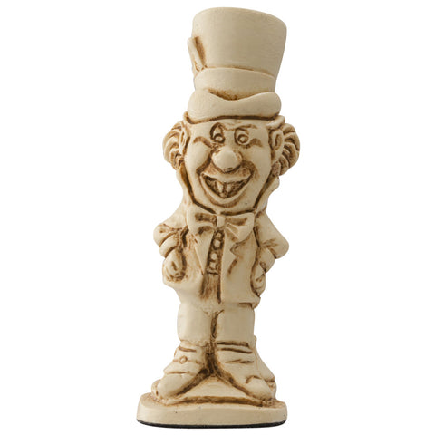 A handmade chess piece featuring the Character "The Mad Hatter" from Alice in Wonderland.