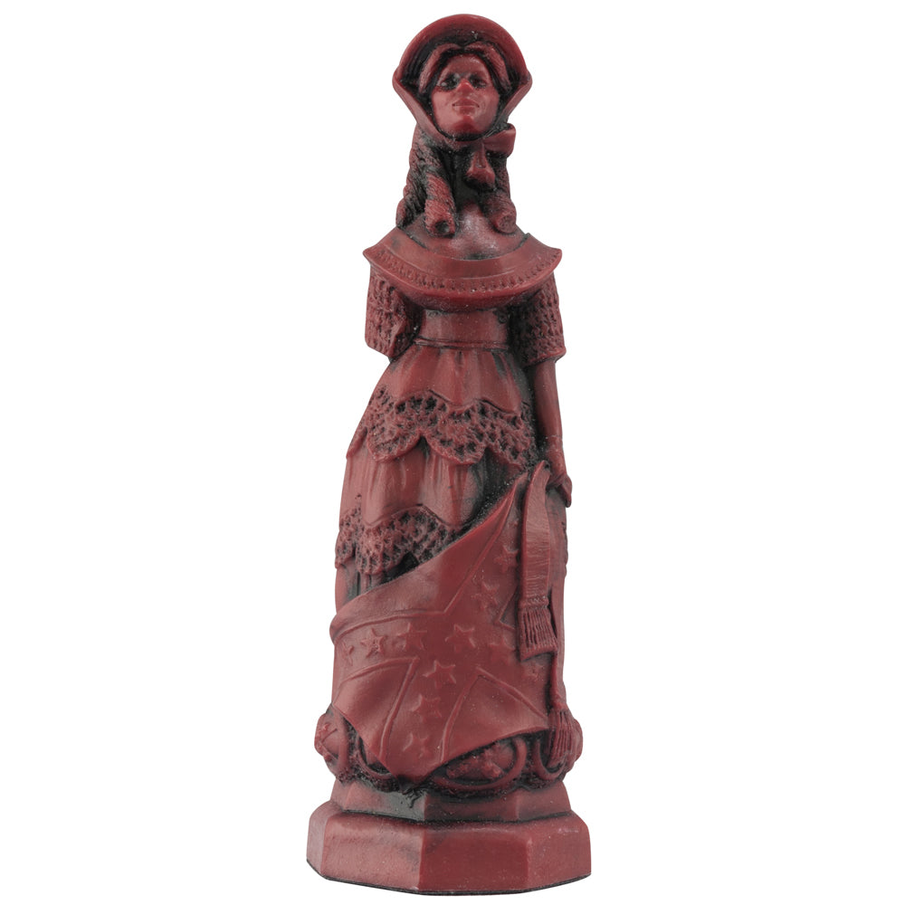A handmade chess piece inspired by important characters from the American Civil War.