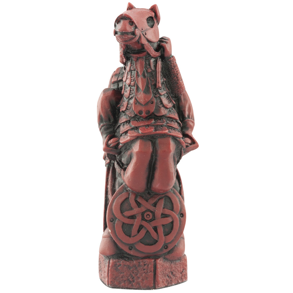 A handmade chess piece depicting a Member of the Mameluk Calvalry from The Crusades. 

Most of the Muslim soldiers were accompanied on campaigns by a large camel caravan, these animals being well suited to the hot desert conditions. However, for fighting purposes, horses were used.
