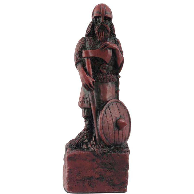 A handmade chess piece featuring a Viking foot soldier, from the Battle of Clontarf.