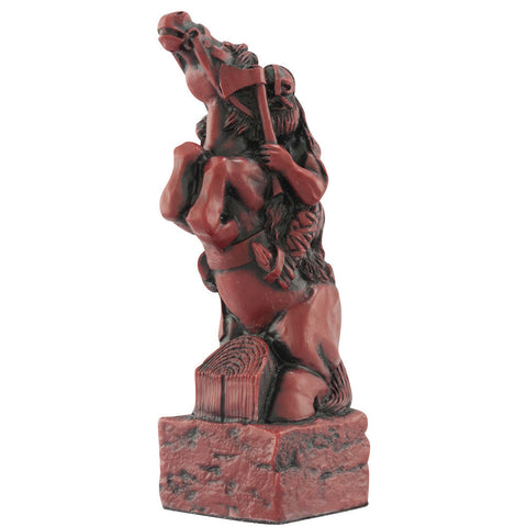 A handmade chess piece featuring Bordar, Earl of Man, Viking Warrior Chief, from the Battle of Clontarf.