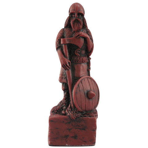 A handmade chess piece featuring a Viking foot soldier, from the Battle of Clontarf.