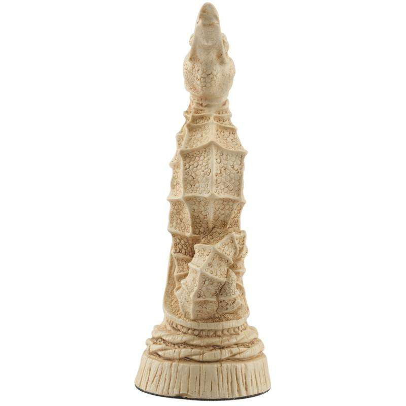 A hand made ivory coloured Knight chess piece depicting a Sea Horse, found in many of the worlds warm and shallow oceans, it is a universally recognised symbol of the sea.