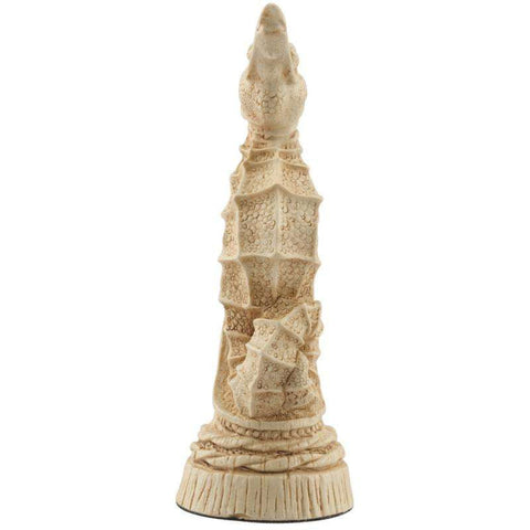 A hand made ivory coloured Knight chess piece depicting a Sea Horse, found in many of the worlds warm and shallow oceans, it is a universally recognised symbol of the sea.