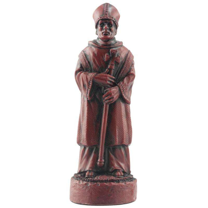 A handmade chess piece depicting an important figure from the Battle of Bannockburn.