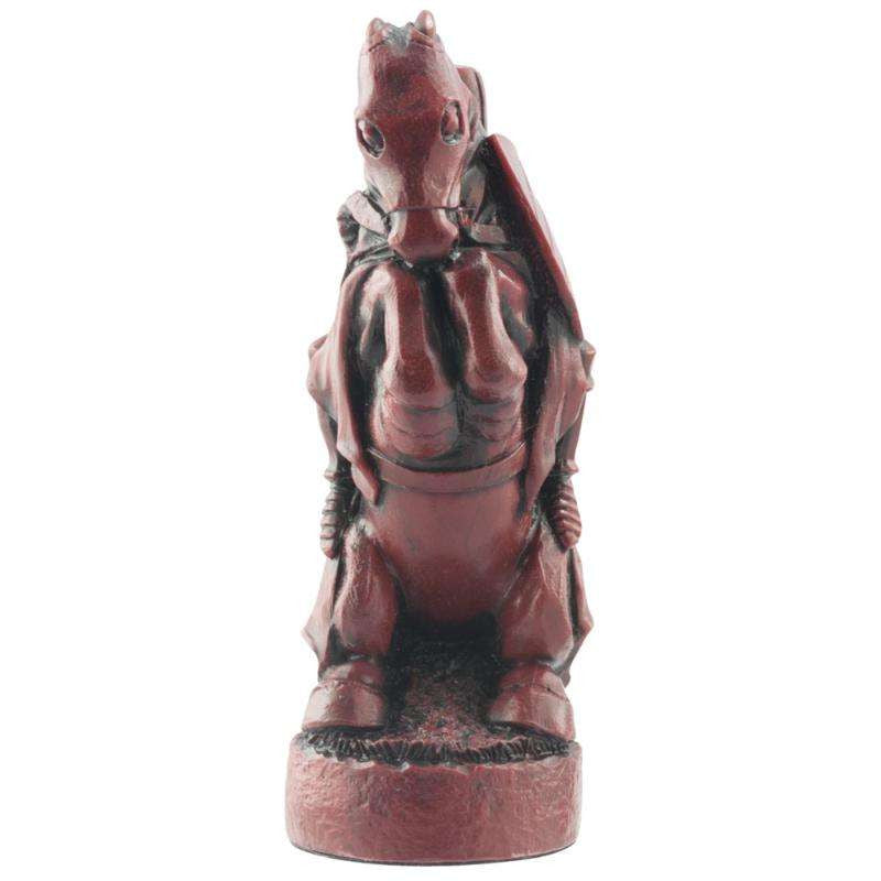 A handmade chess piece depicting an important figure from the Battle of Bannockburn.