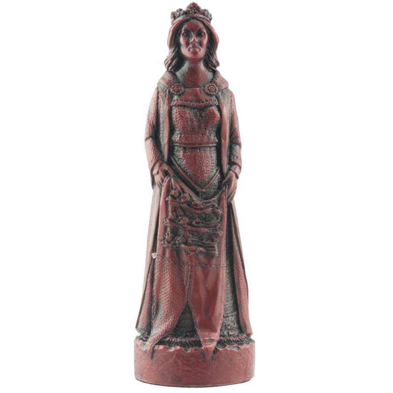 A handmade chess piece depicting an important figure from the Battle of Bannockburn.