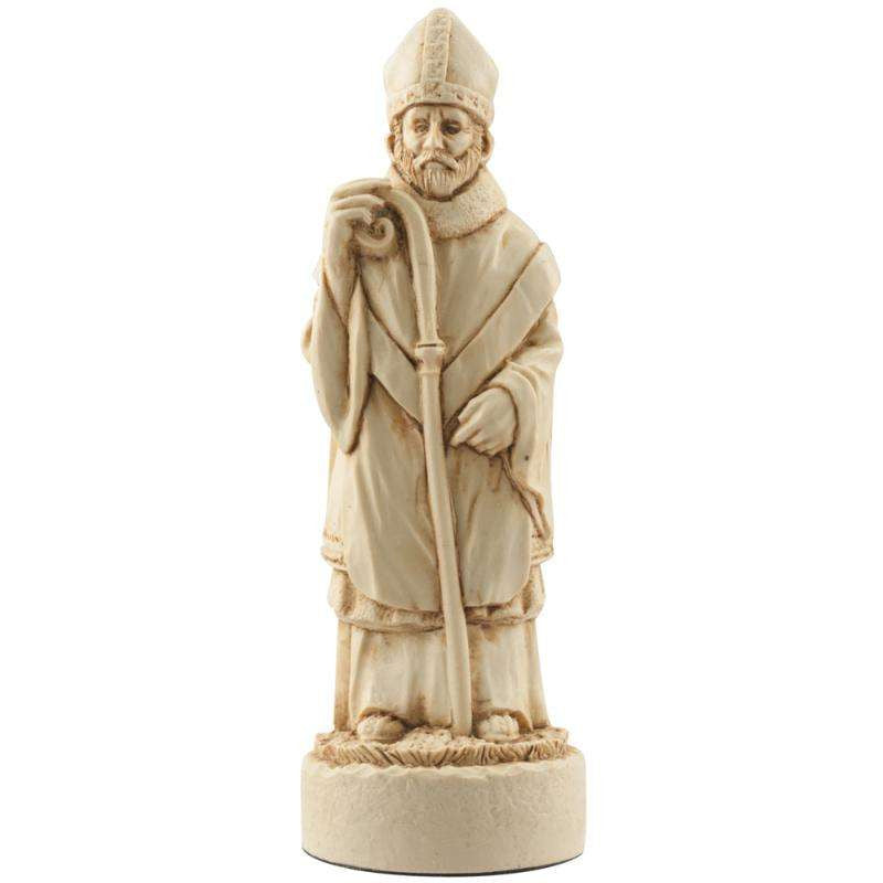 A handmade chess piece depicting an important figure from the Battle of Bannockburn.