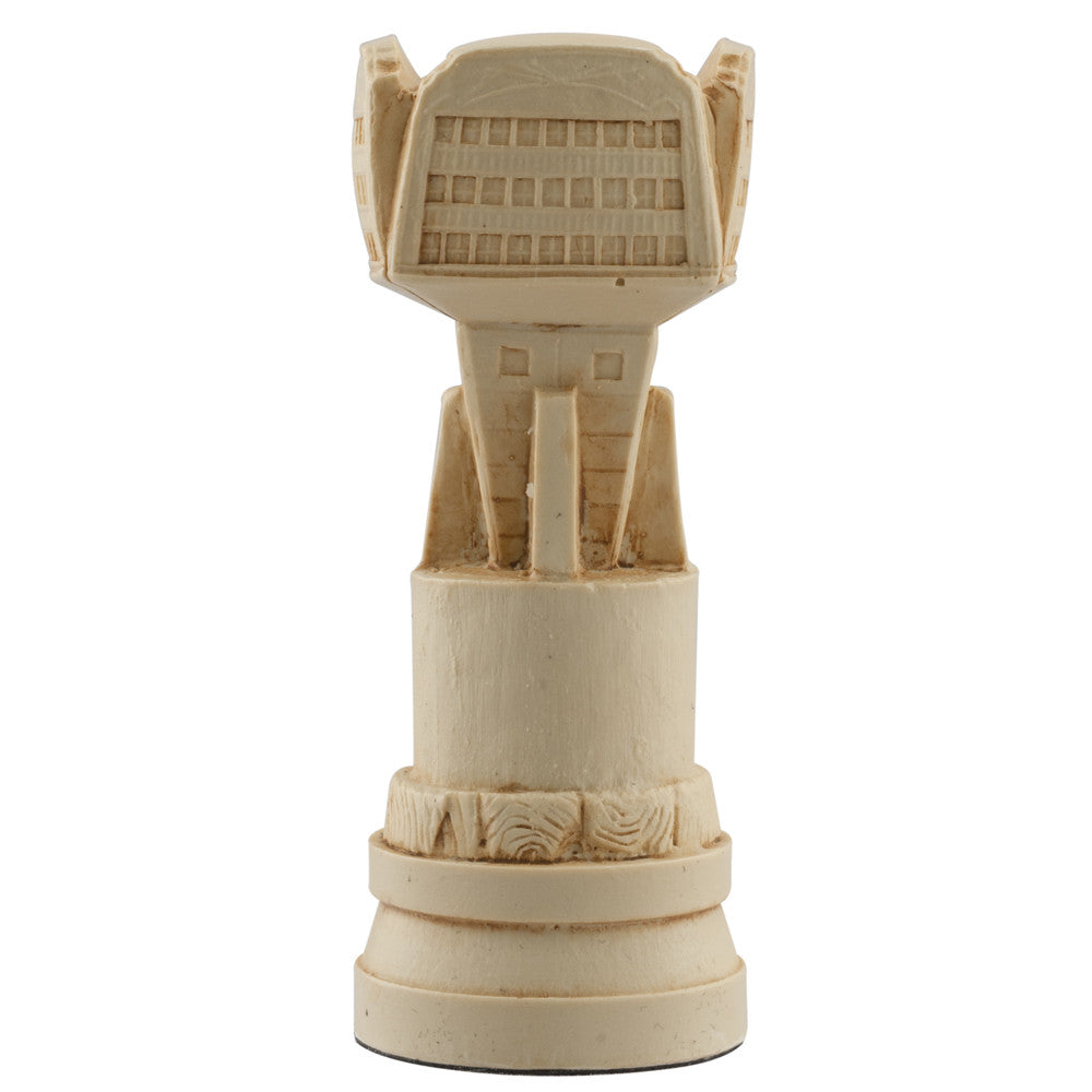 A handmade chess piece depicting an important figure from the Battle of Trafalgar.