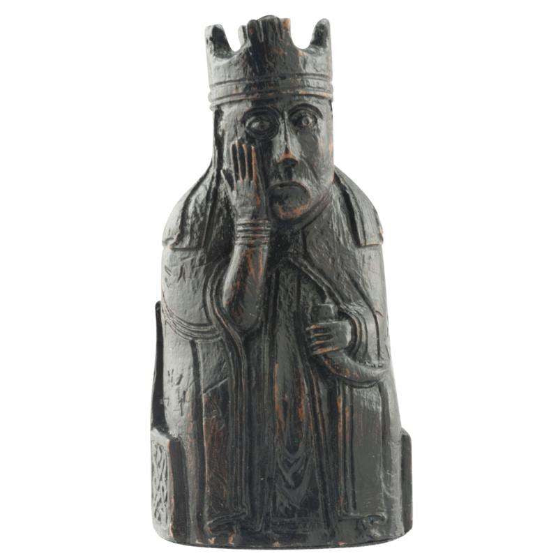 A handmade recreation of The Isle of Lewis Queen Chess Piece, from the oldest known chess set.

