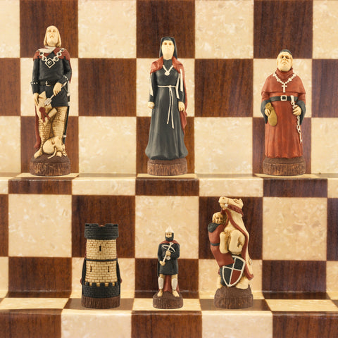 Robin Hood - Hand Painted Chess Set