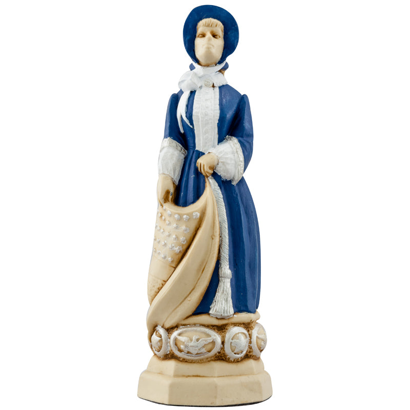 A handmade chess piece inspired by important characters from the American Civil War.