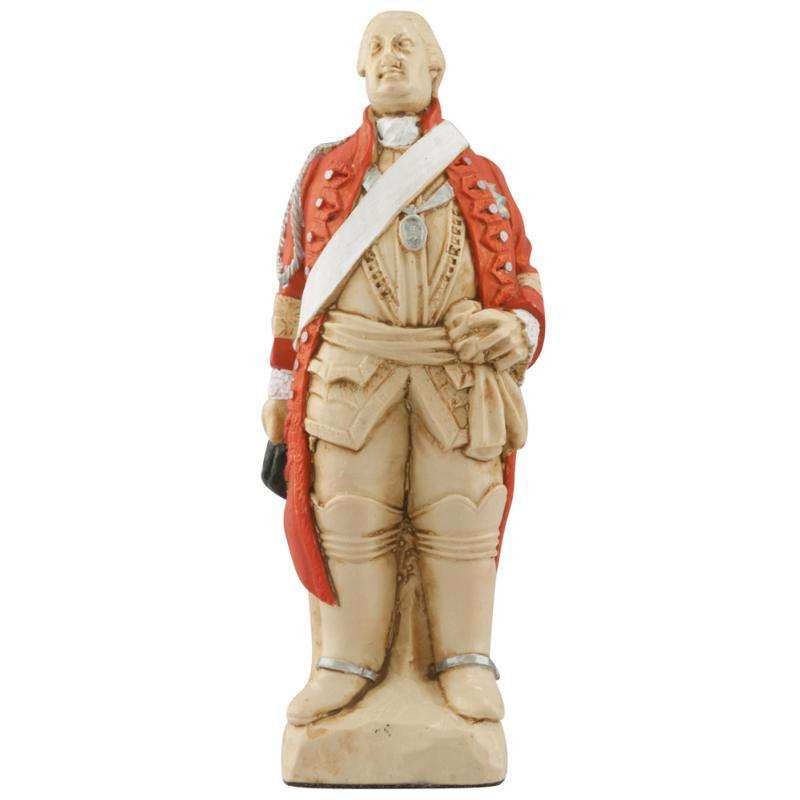 A handmade chess piece featuring an important figure from The Battle of Culloden.