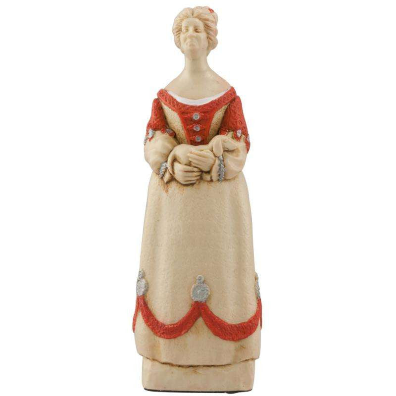 A handmade chess piece featuring an important figure from The Battle of Culloden.