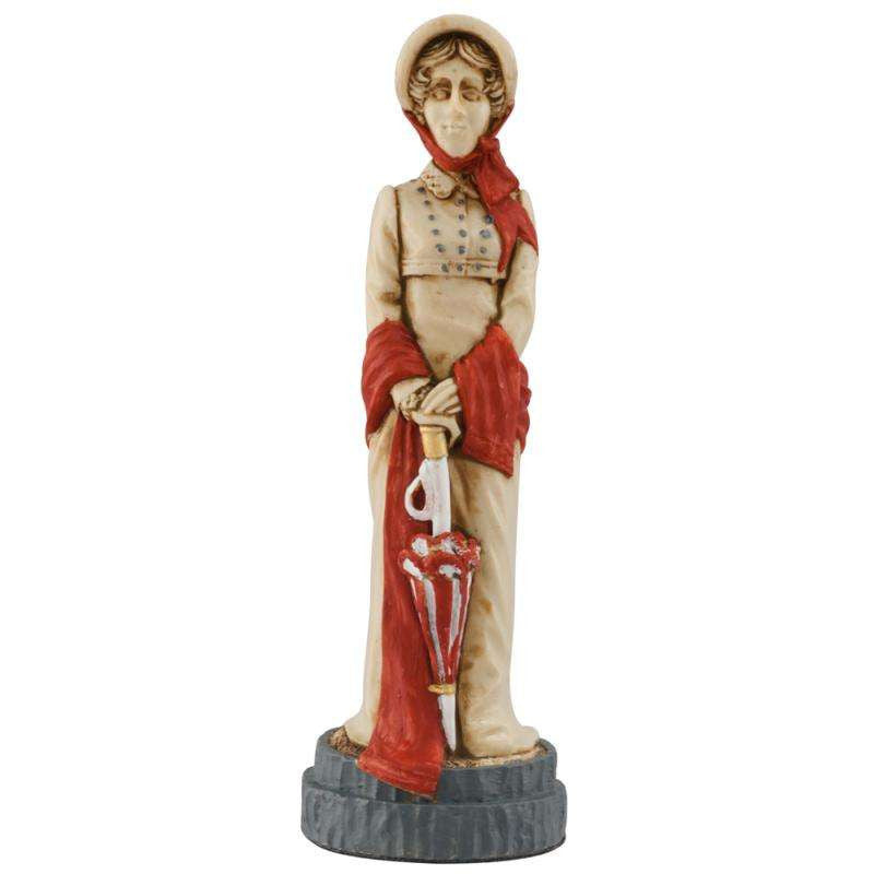 A handmade chess piece depicting an important figure from the Battle of Waterloo.