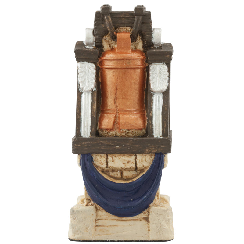 A handmade chess piece depicting an important figure from the American Revolutionary War.