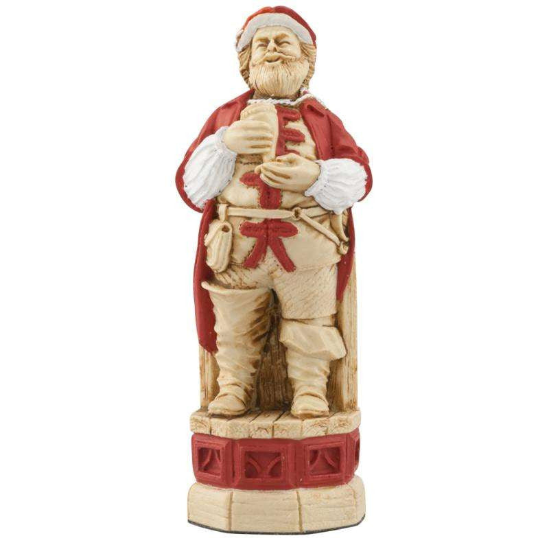 Hand painted themed Bishop chess piece depicting Sir John Fallstaff, who appeared in many of Shakespeare's tales.
