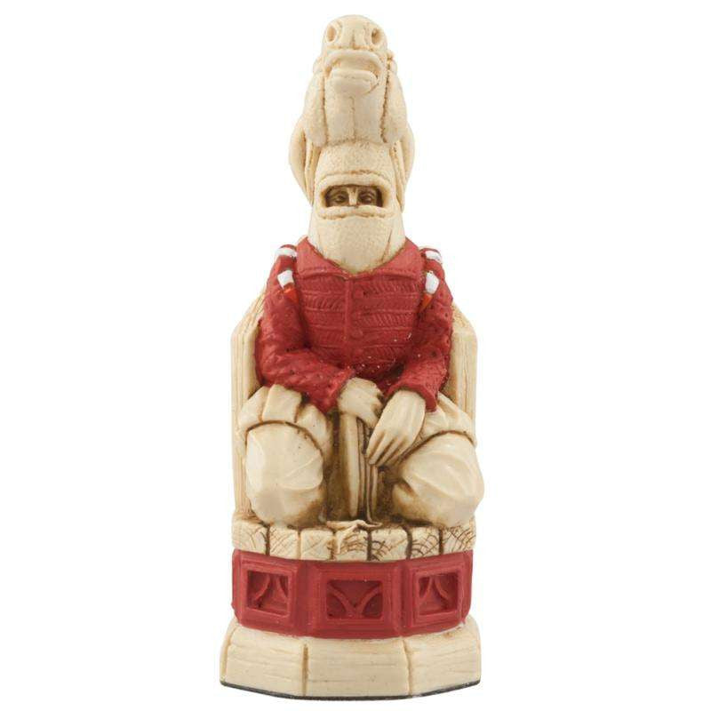 Hand painted themed Knight chess piece depicting Nick Bottom, from a Midsummer Knight's Dream.
