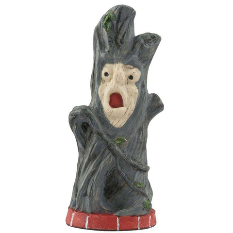 Hand painted themed Rook chess piece Depicting a Fighting Tree from the Wonderful Wizard of Oz.