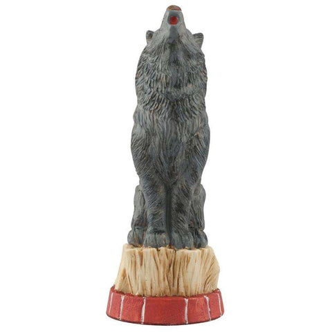 Hand painted themed Knight chess piece Depicting a Wolf from the Wonderful Wizard of Oz.