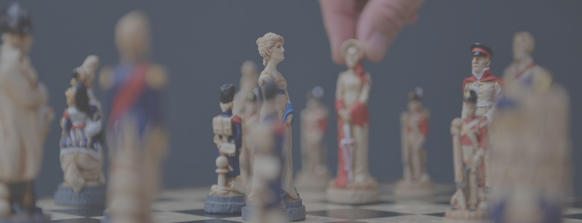 Medieval Masked Themed Handmade Chess Set | Studio Anne Carlton