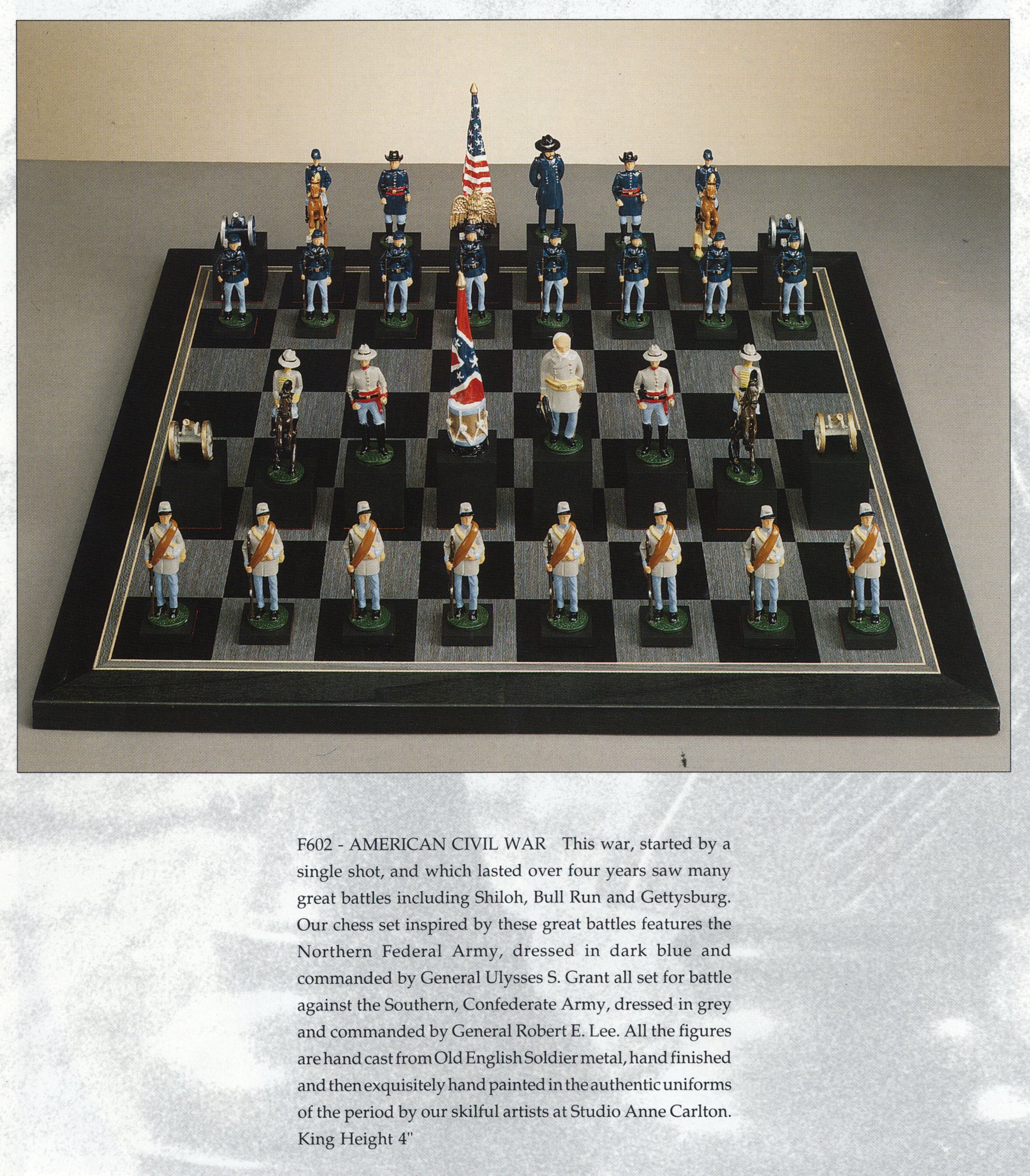 STUDIO ANNE CARLTON チェス駒 The Original Sherlock Holmes Hand Painted Chess Set | Studio