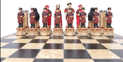 Tower of London - Hand Painted Chess Set