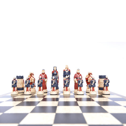 Robin Hood - Hand Painted Chess Set