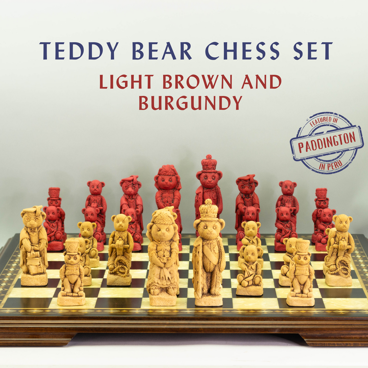 Teddy Bear - Chess Set - Featured In "Paddington In Peru"