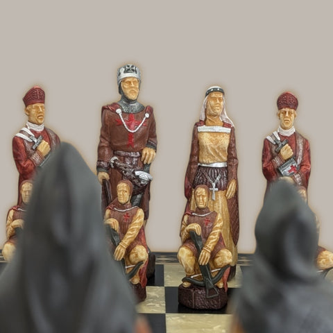 Crusades Painted Chess Set - OLD VERSION