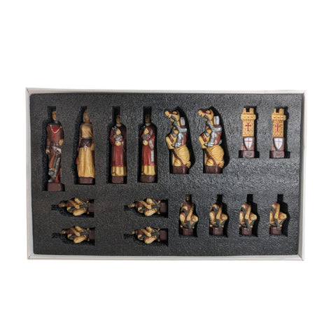 Crusades Painted Chess Set - OLD VERSION