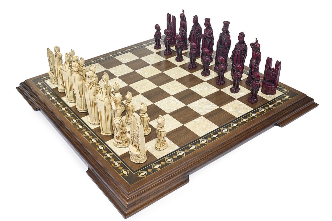 Westminster abbey chess set